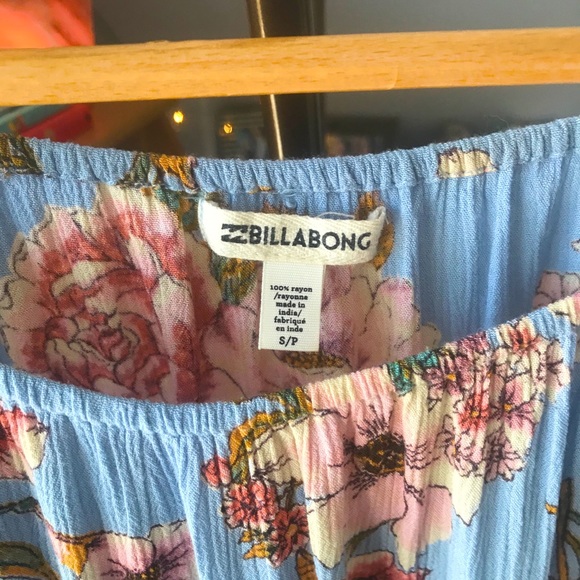 Billabong off-the-shoulder floral top - Picture 3 of 5